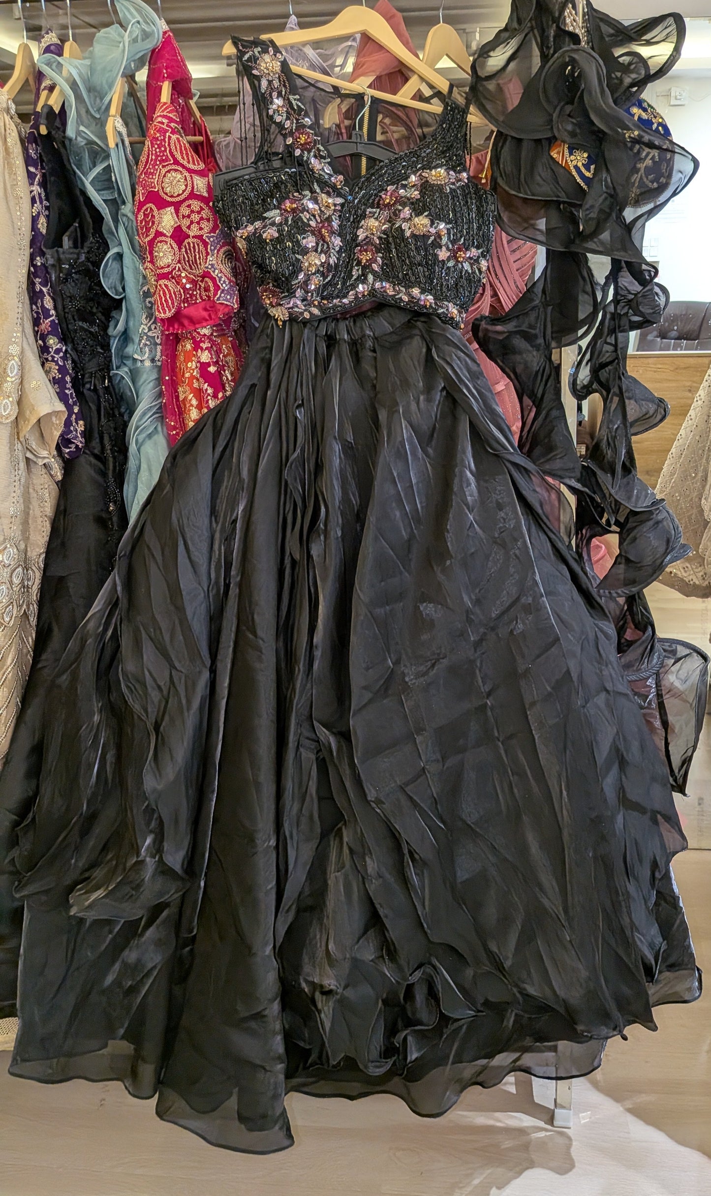 The Obsidian Dream Lehenga