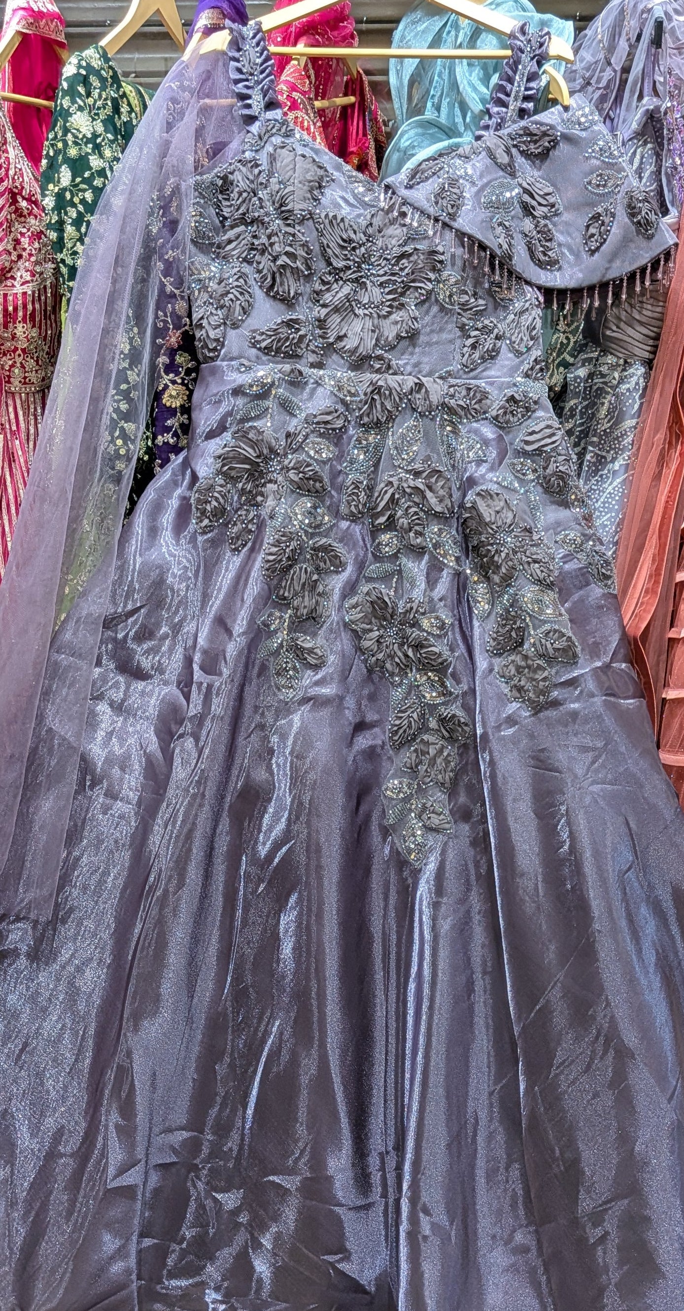 Lavender Wisteria Gown
