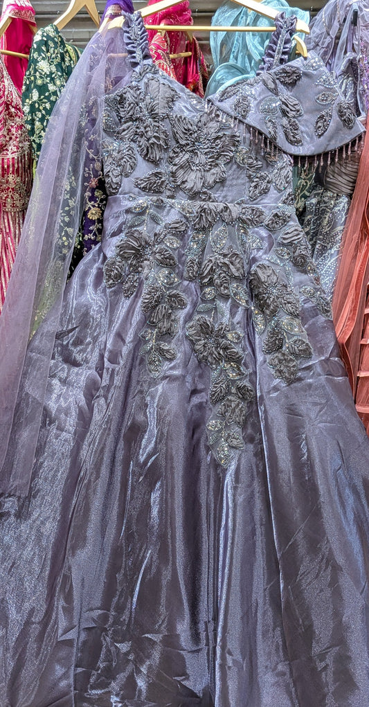Lavender Wisteria Gown
