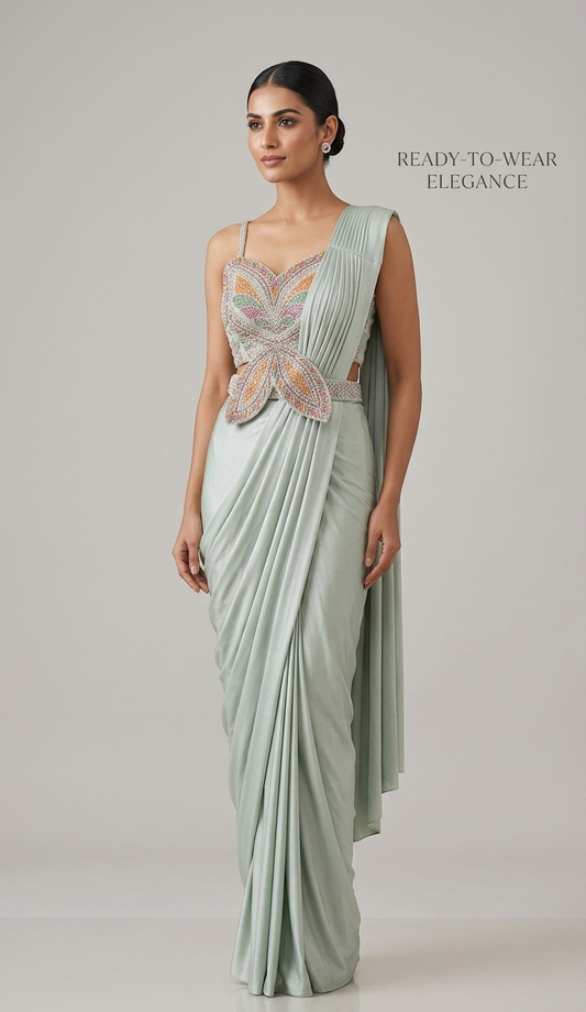 Celestial Monarch (Ready To Wear Saree)