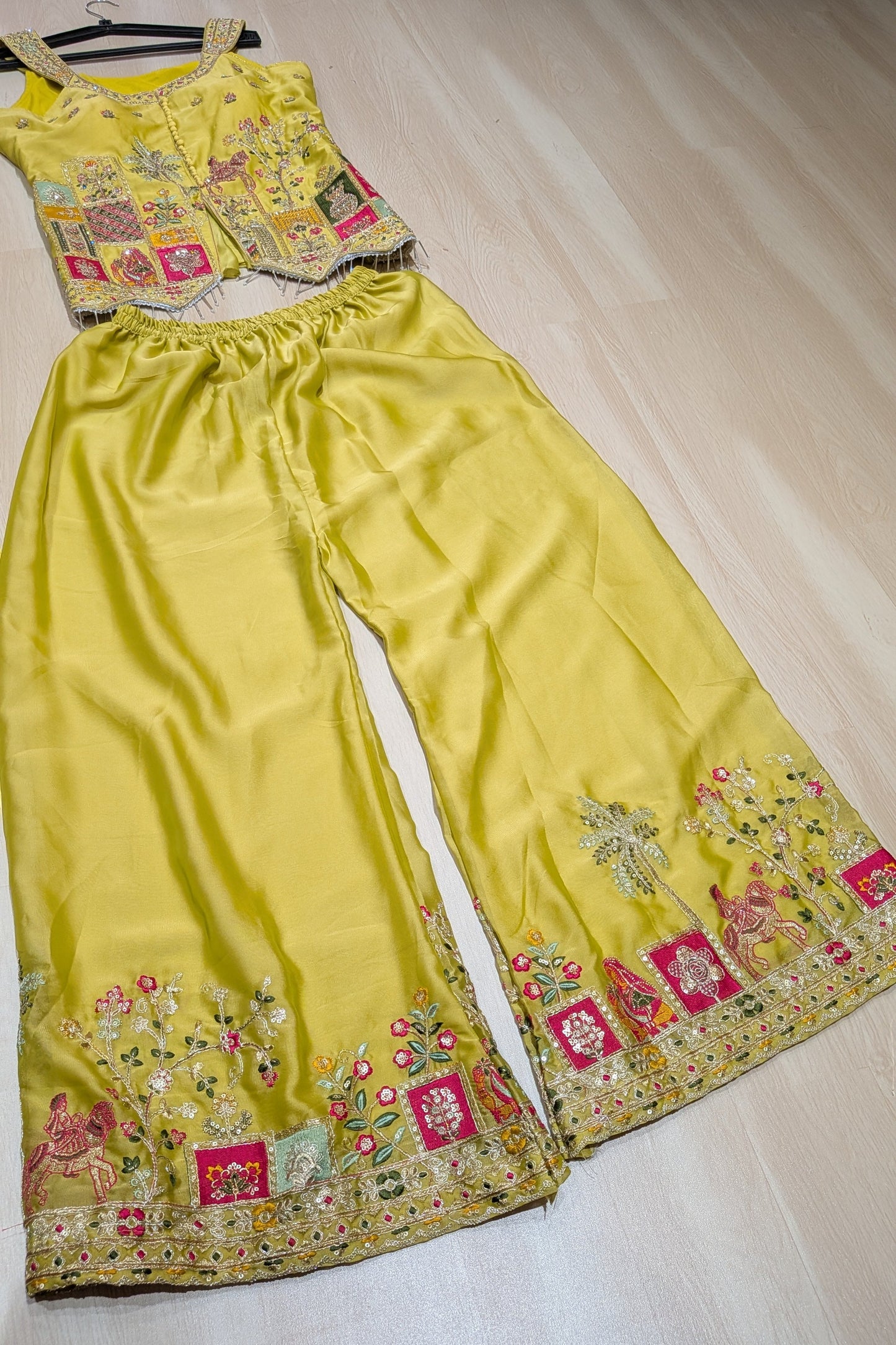 Utsav Lime Sharara