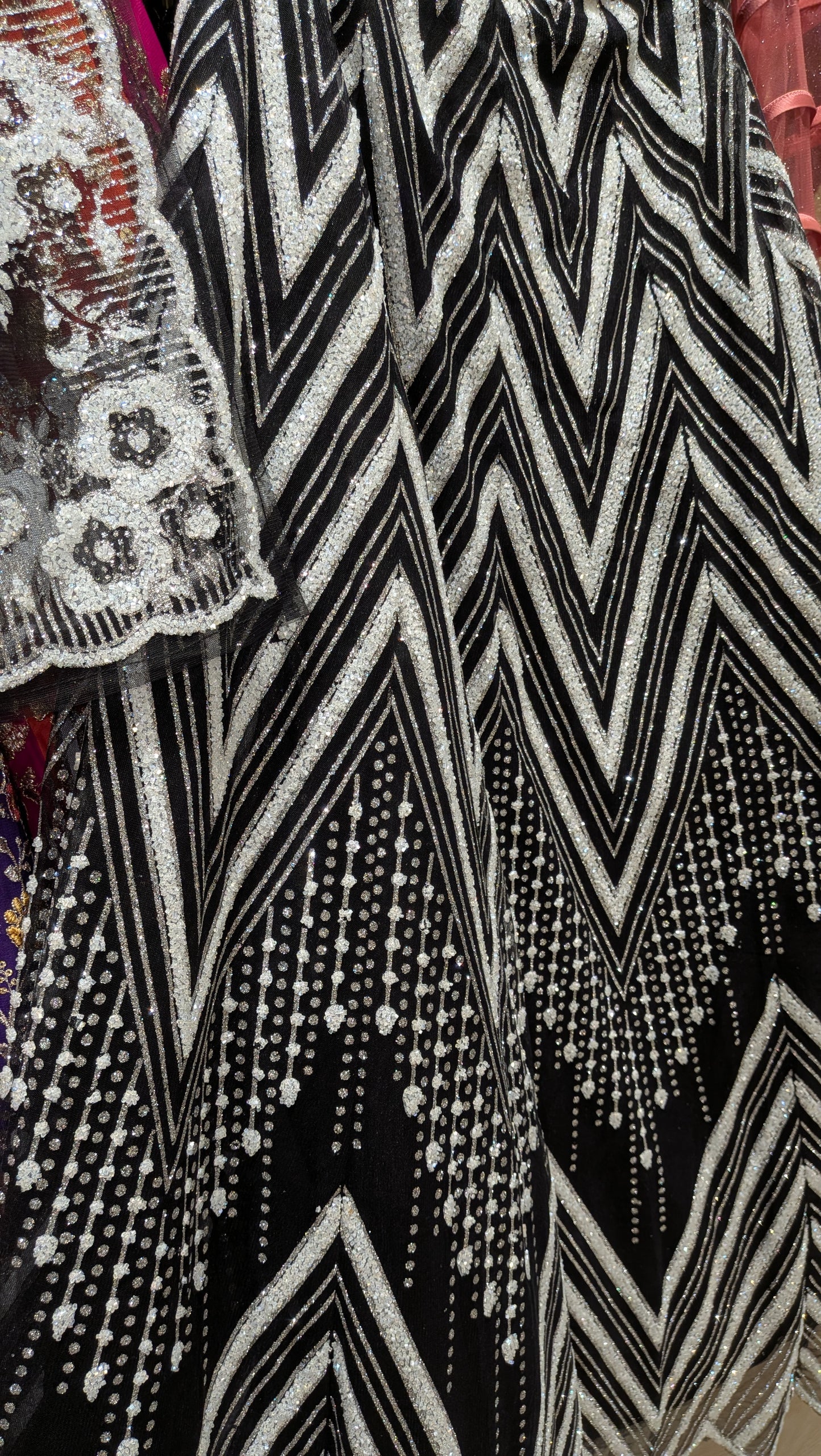 The Obsidian Glow Lehenga