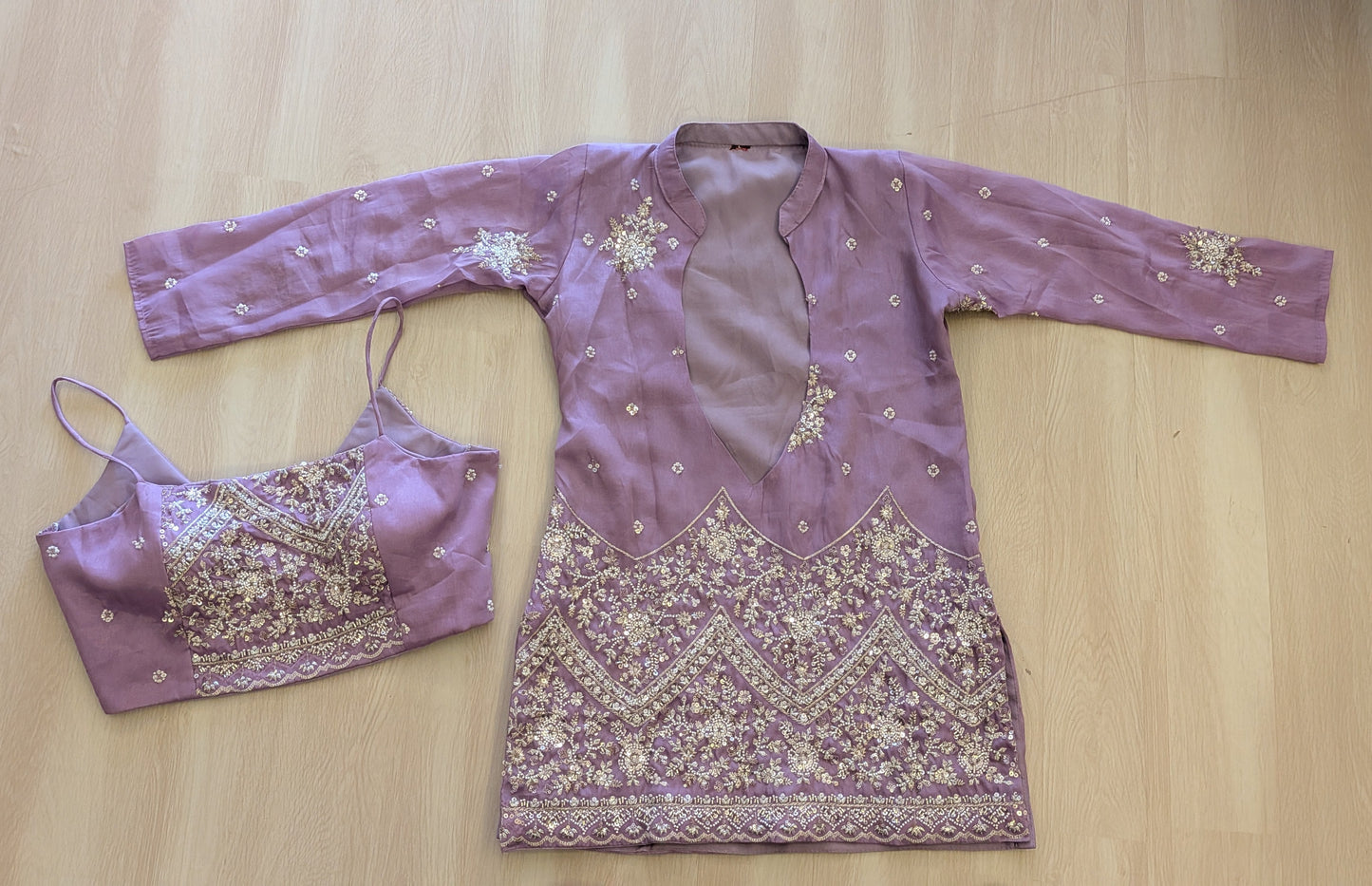 The Lavender Royal Tunic Set