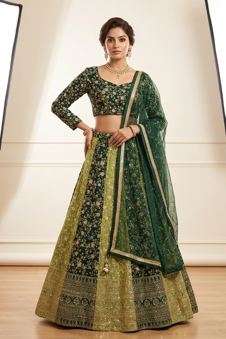 Forest Enchantment Lehenga