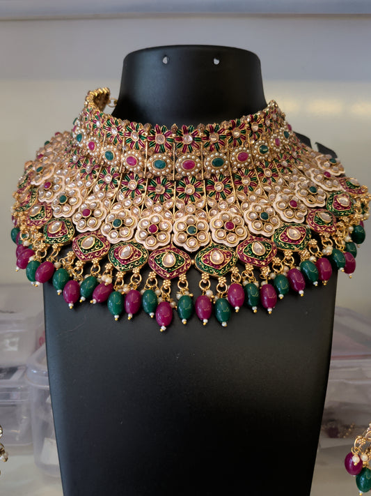 Gulnaar Rajwadi Bridal Set