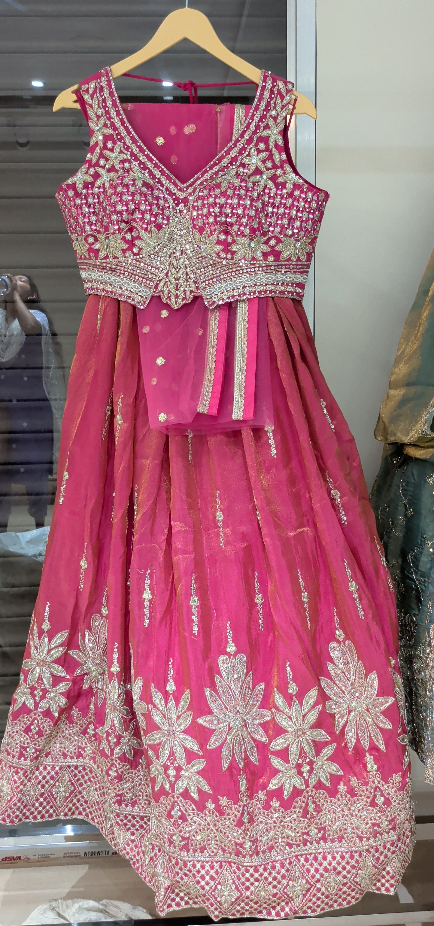 The Gulabi Rani Lehenga