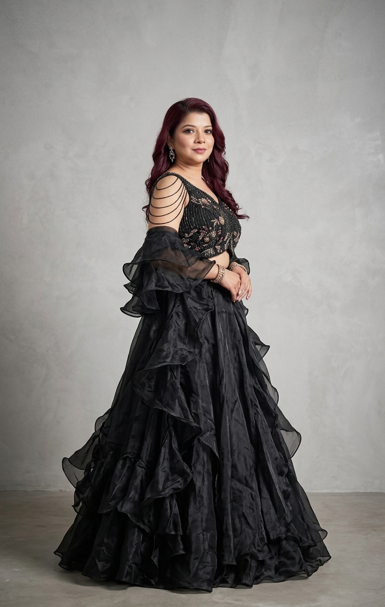 Onyx Aura Lehenga