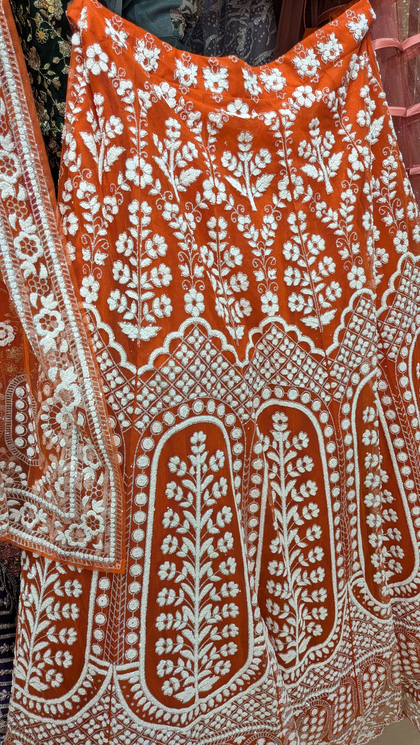 Saffron Vine Lehenga
