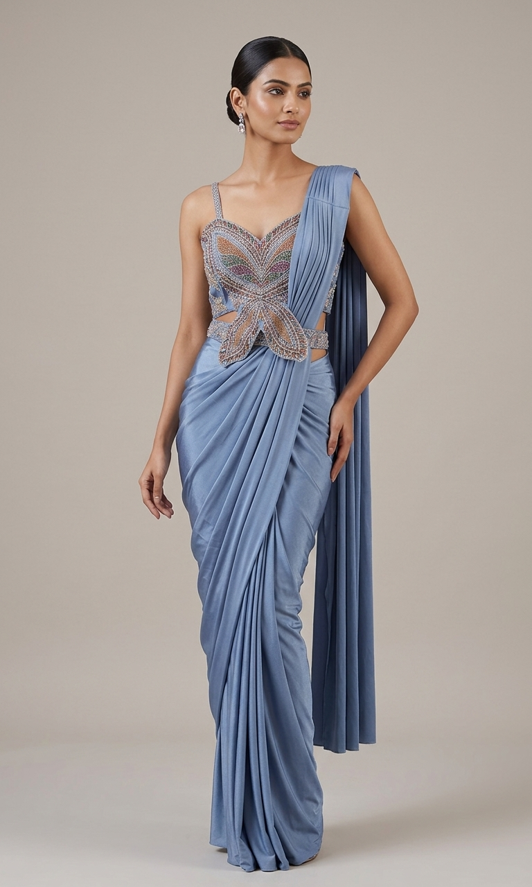 Celestial Monarch (Ready To Wear Saree)